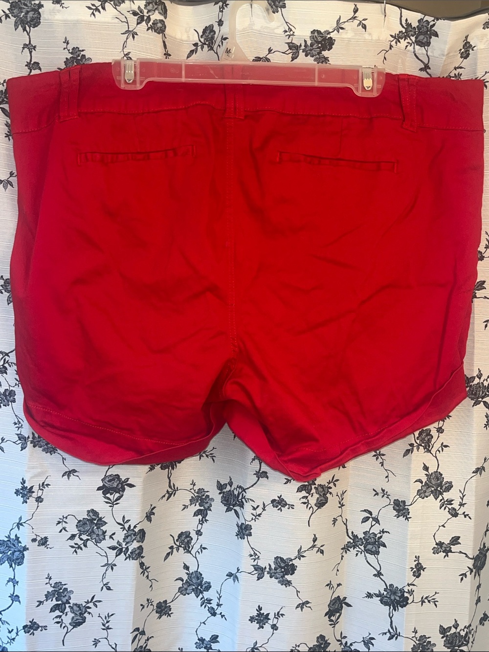 Torrid Bright Red Cuffed Shorts - Picture 5 of 6
